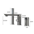 Modern bath shower mixer tap swivel spout additional view
