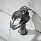 Modern bath shower mixer tap waterfall spout additional view