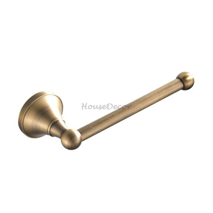 Antique Brass toilet paper holder wall mounted design main view