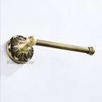 Bronze toilet paper holder wall mounted design detail view