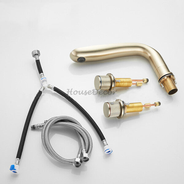 Brass bath shower mixer tap swivel spout additional view