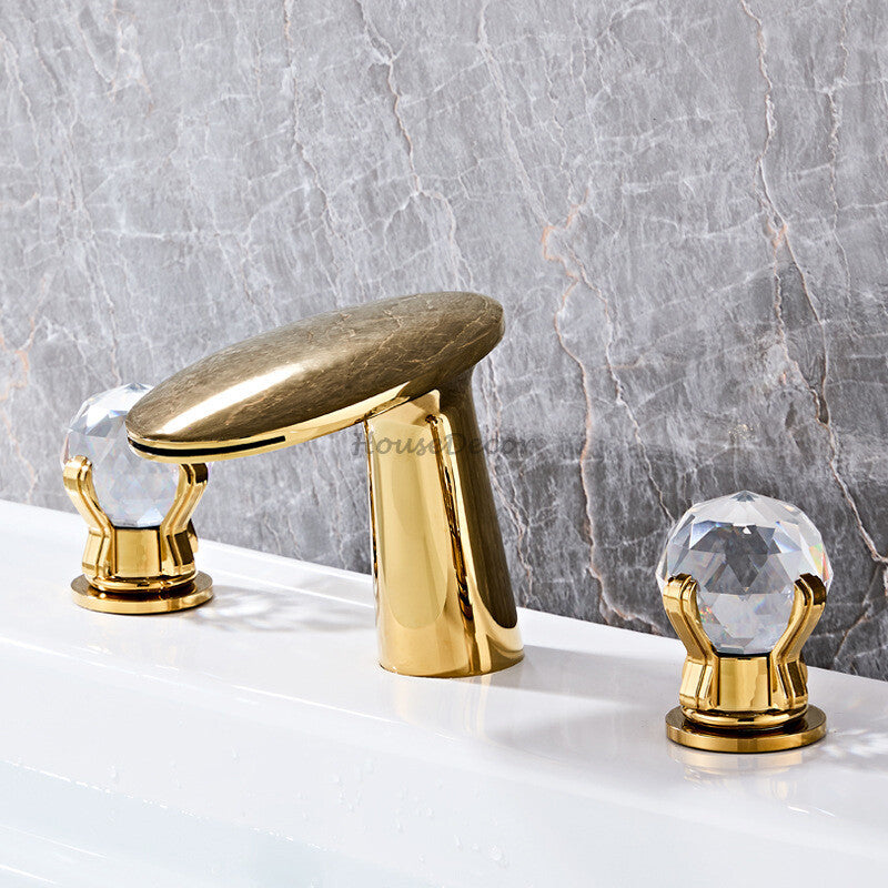 Modern bath shower mixer tap waterfall spout additional view