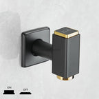 Modern utility faucet wall mounted design detail view