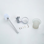 Modern toilet brush holder wall mounted design additional view