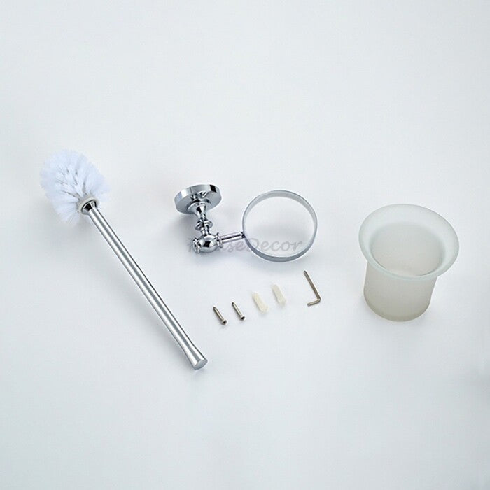 Modern toilet brush holder wall mounted design additional view