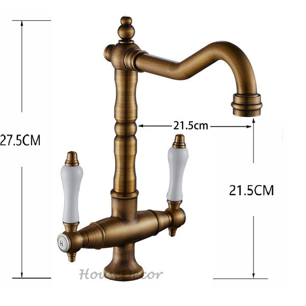 Modern Ceramic kitchen sink mixer tap swivel spout additional view