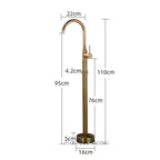 Modern bath shower mixer tap floor mounted design additional view