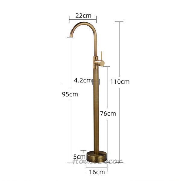 Modern bath shower mixer tap floor mounted design additional view