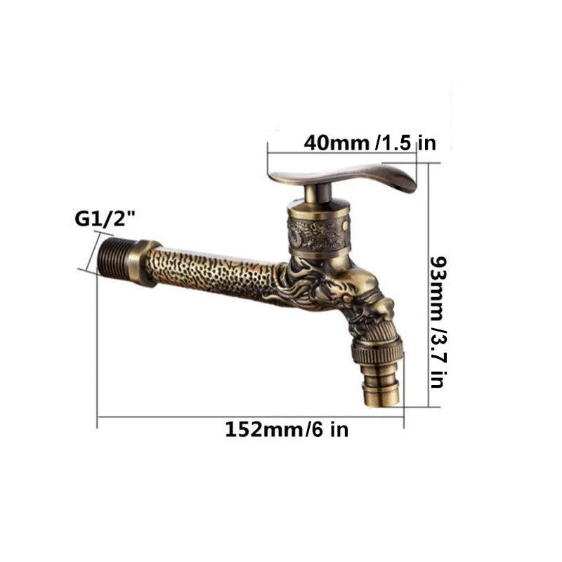 Modern utility faucet wall mounted design additional view