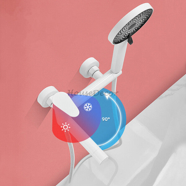 Modern bath shower mixer tap swivel spout additional view