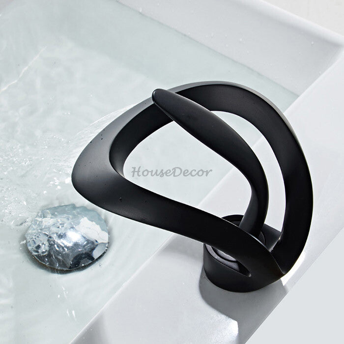 Brass bath shower mixer tap waterfall spout additional view