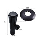 Matte Black bath shower mixer tap detailed product view detail view