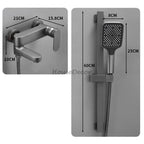 Modern bath shower mixer tap handheld shower set additional view