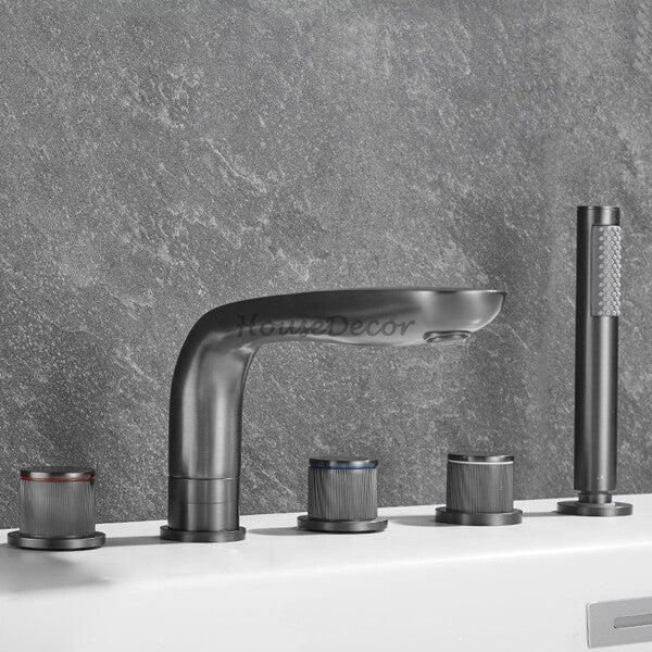 Modern bath shower mixer tap pull out spray additional view