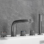 Modern bath shower mixer tap pull out spray additional view