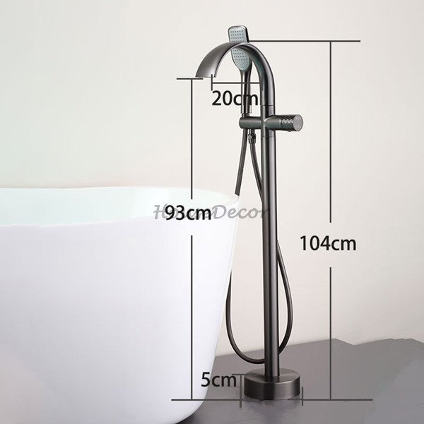 Modern bath shower mixer tap waterfall spout additional view