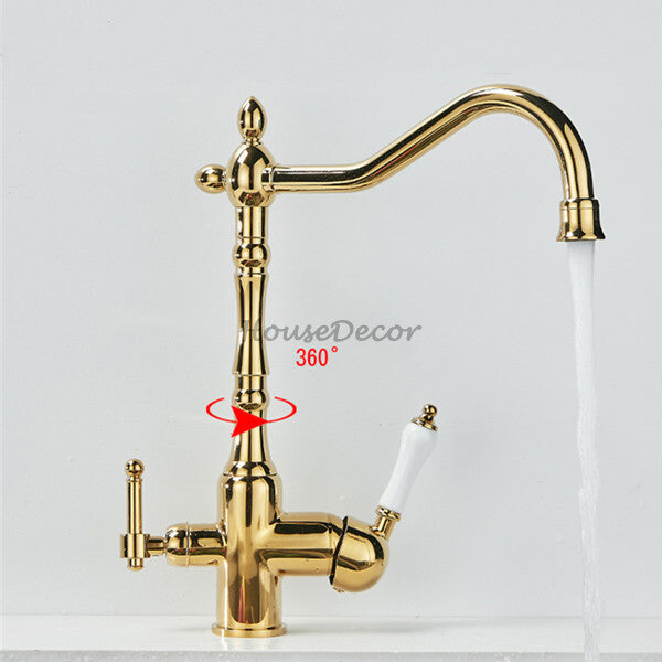 Modern kitchen sink mixer tap swivel spout additional view