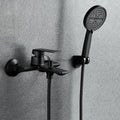 Modern bath shower mixer tap wall mounted design detail view