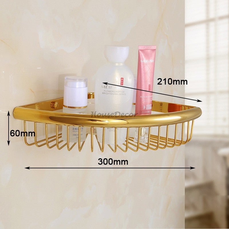 Gold Brass towel rack detailed product view additional view