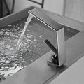 Modern bath shower mixer tap waterfall spout additional view