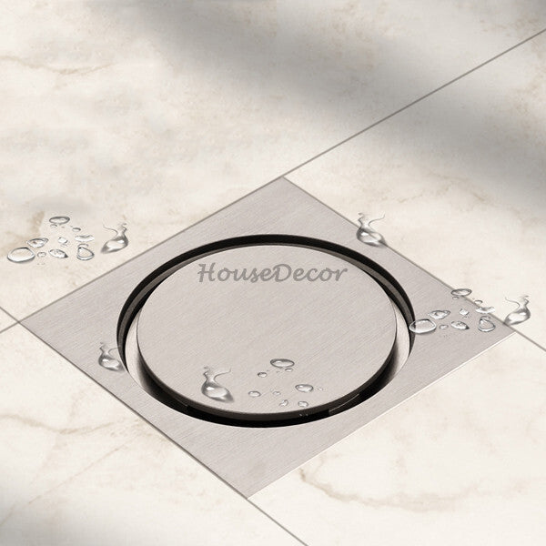 Modern shower drain detailed product view main view