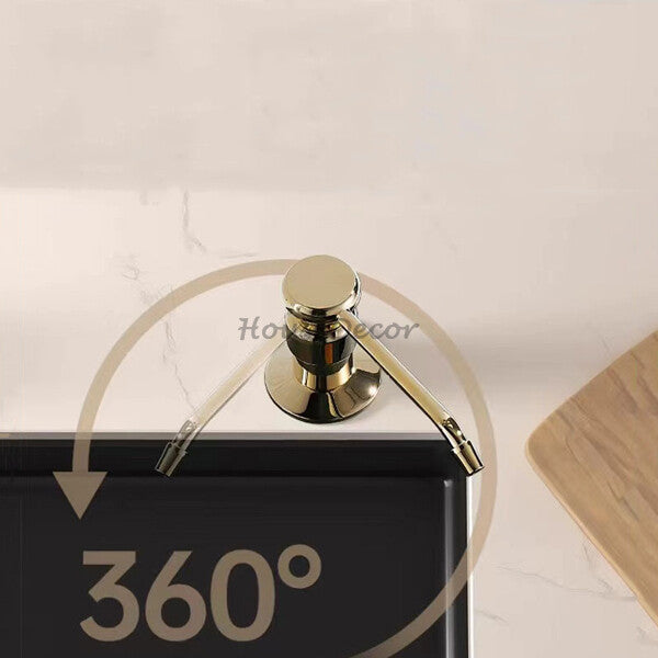 Brass kitchen sink mixer tap detailed product view additional view