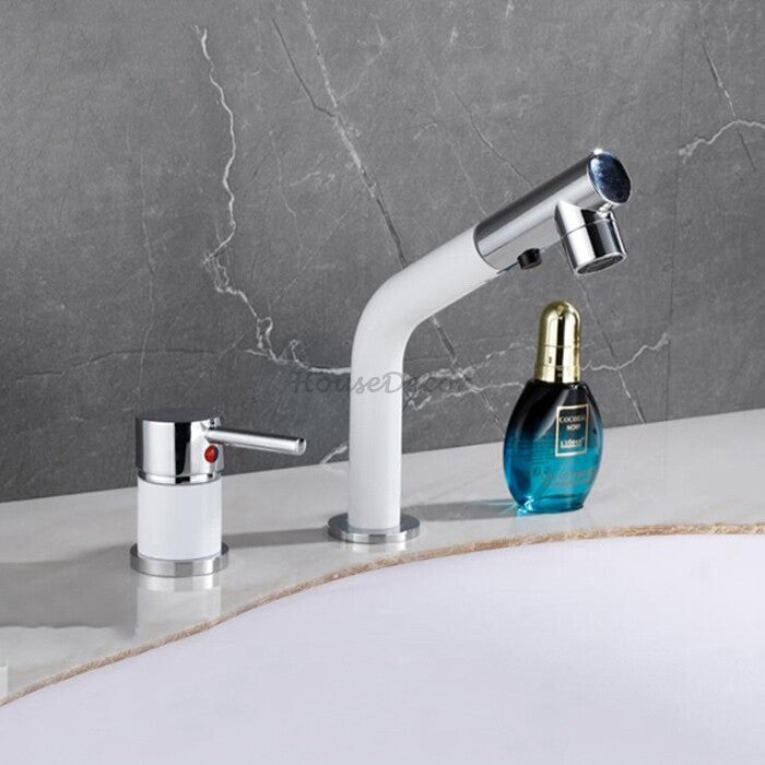 Modern bath shower mixer tap pull out spray additional view