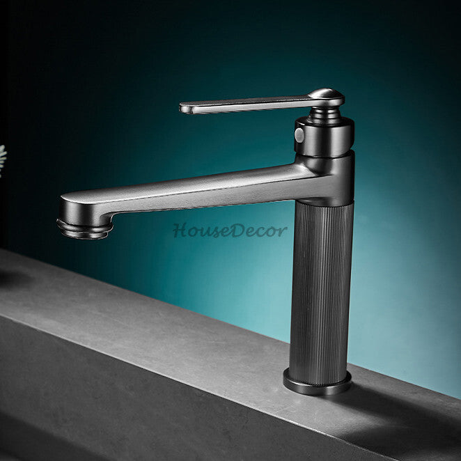 Modern Brass bath shower mixer tap single lever control additional view