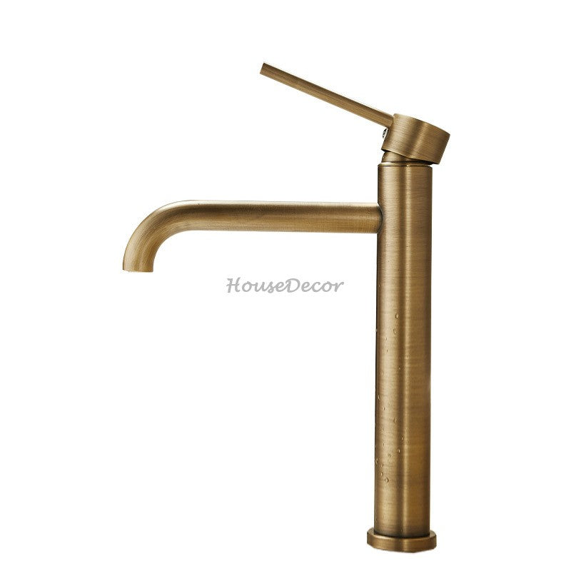 Modern bath shower mixer tap single lever control detail view