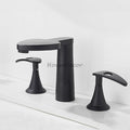 Modern bath shower mixer tap deck mounted design detail view