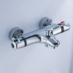 Modern bath shower mixer tap thermostatic control main view