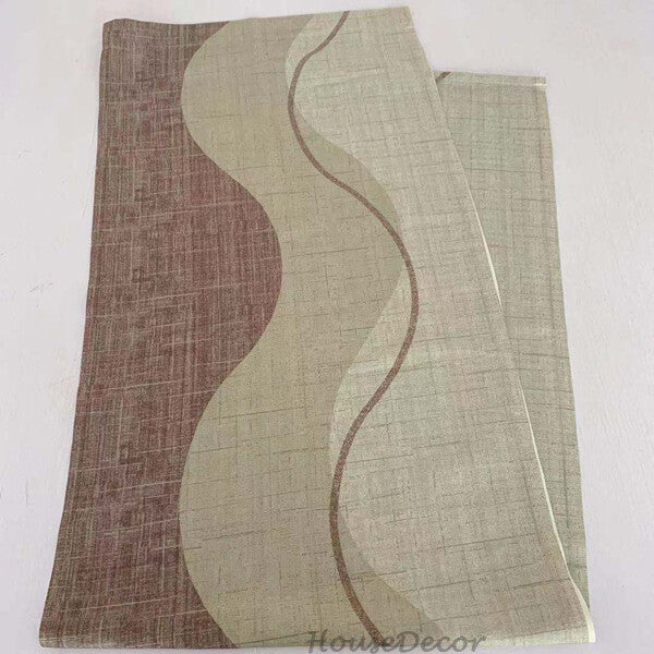 Modern Fabric doorway curtain room divider design detail view