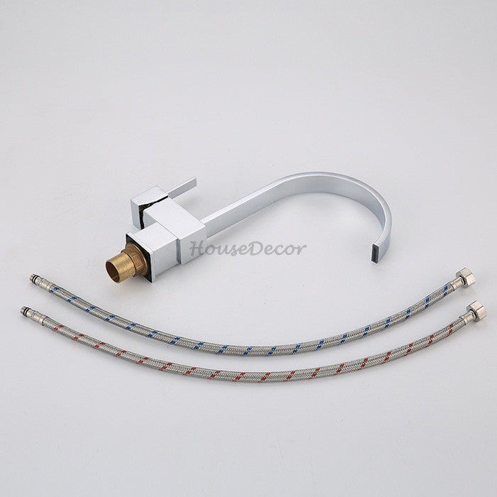Modern kitchen sink mixer tap deck mounted design additional view