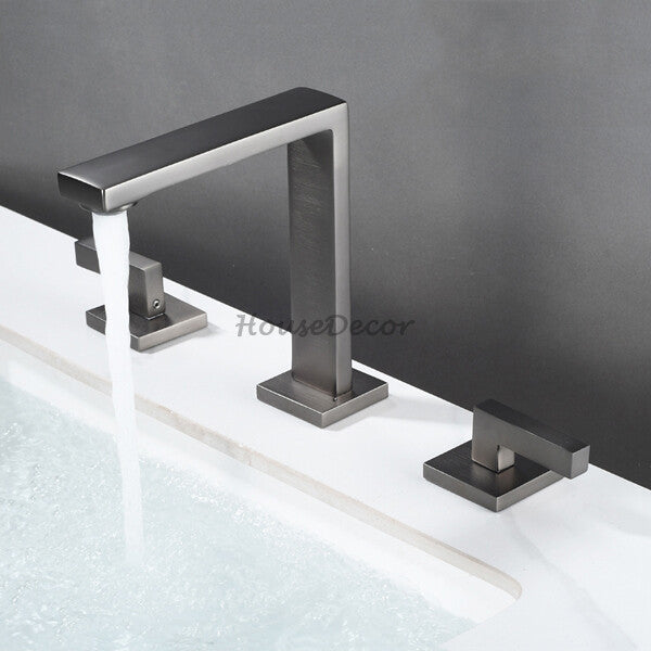 Modern bath shower mixer tap deck mounted design additional view