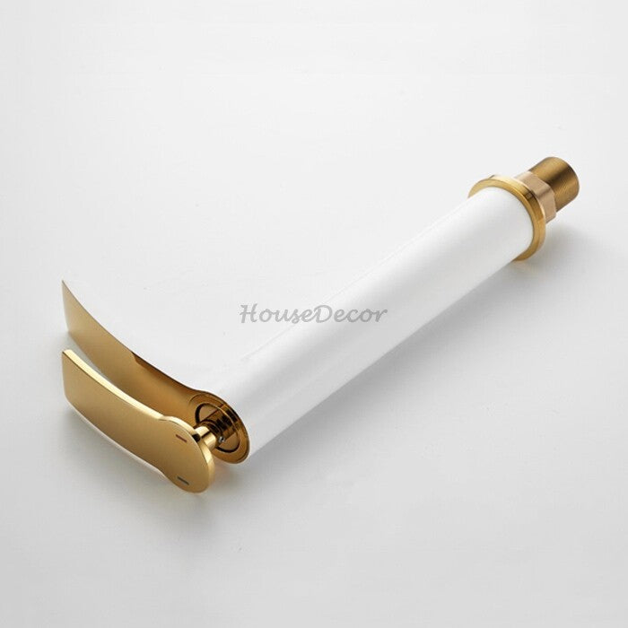 Modern bath shower mixer tap waterfall spout additional view