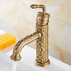 Modern bathroom basin mixer tap detailed product view detail view
