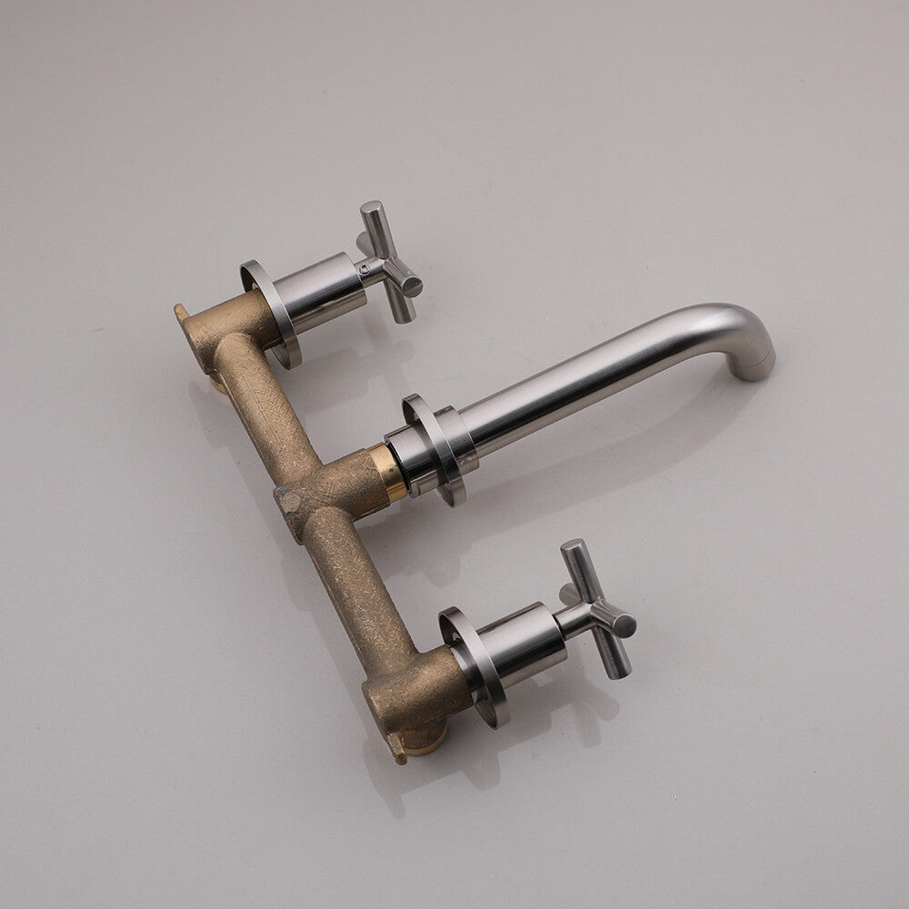 Brass bath shower mixer tap wall mounted design additional view