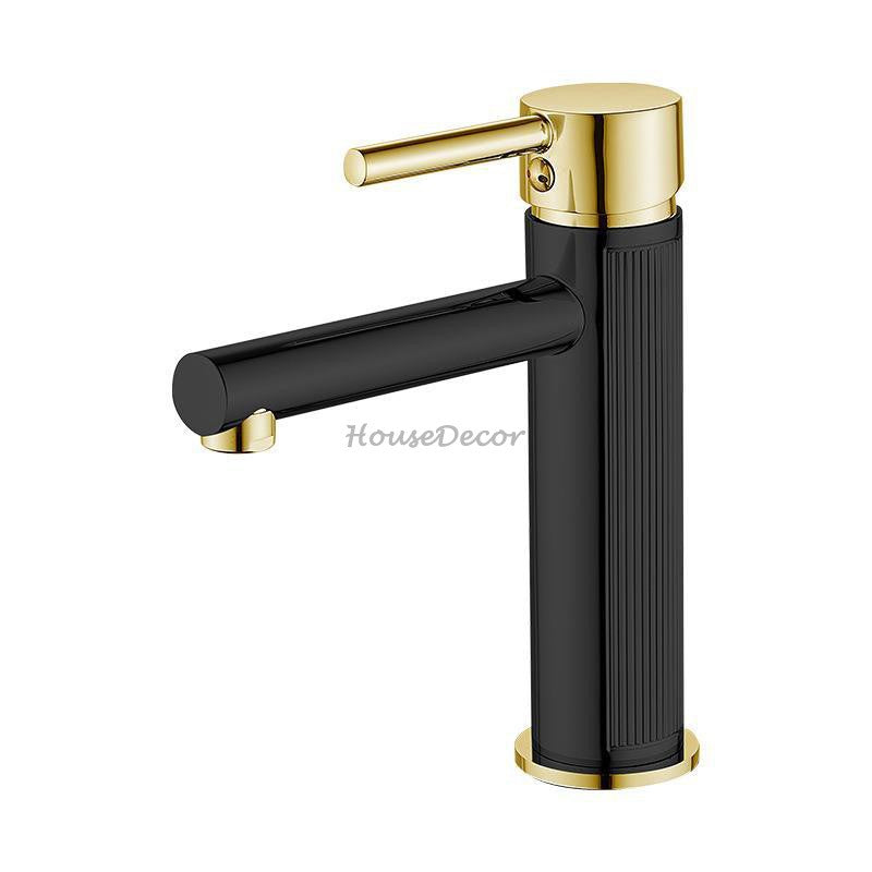 Modern bath shower mixer tap single lever control detail view