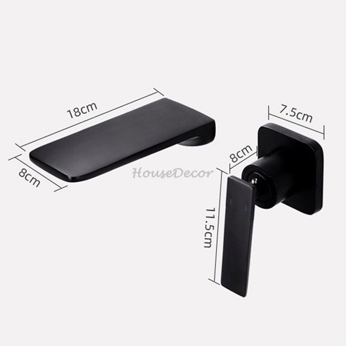 Modern bath shower mixer tap waterfall spout additional view