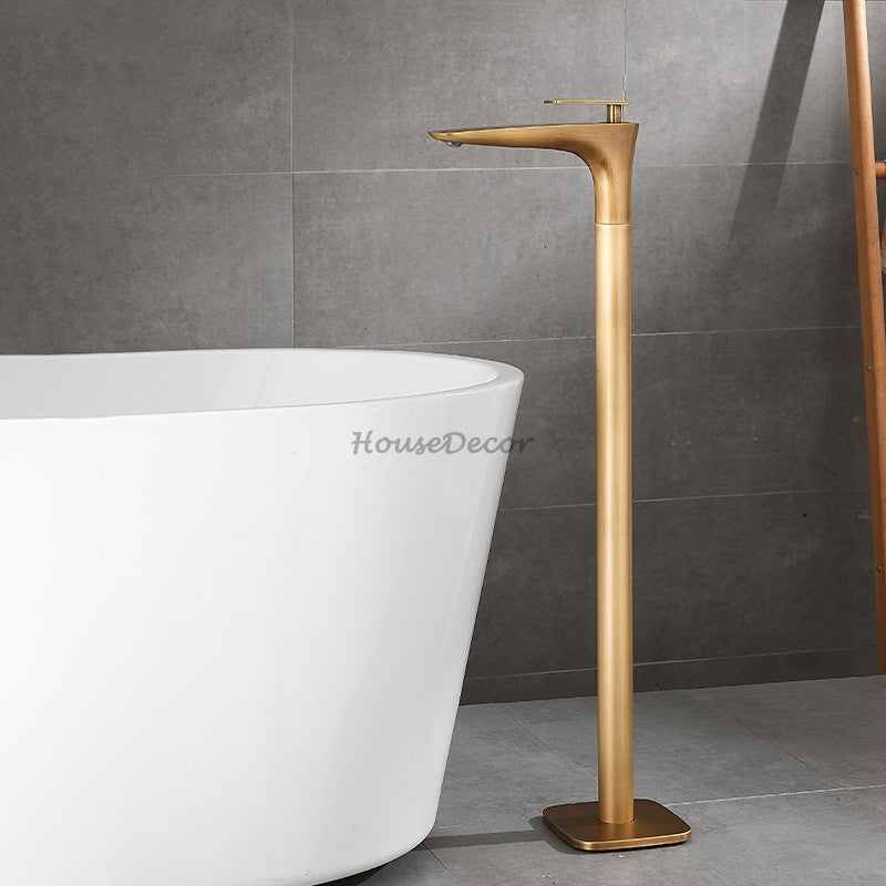Modern bath shower mixer tap handheld shower set detail view