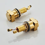 Gold bath shower mixer tap waterfall spout additional view