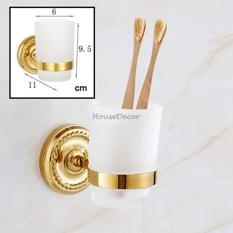 Gold Brass towel rack detailed product view additional view