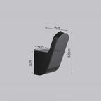 Modern robe hook wall mounted design detail view