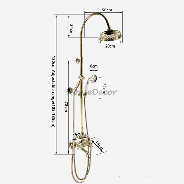 Modern bath shower mixer tap handheld shower set additional view