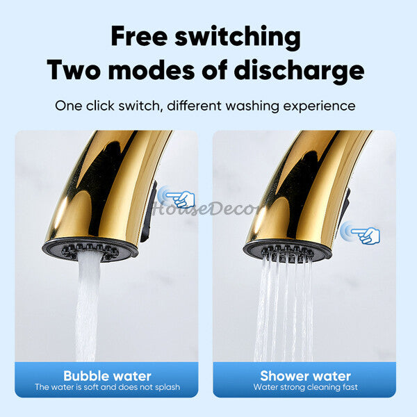 Modern bath shower mixer tap pull out spray additional view
