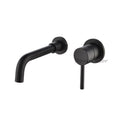 Black bath shower mixer tap wall mounted design main view