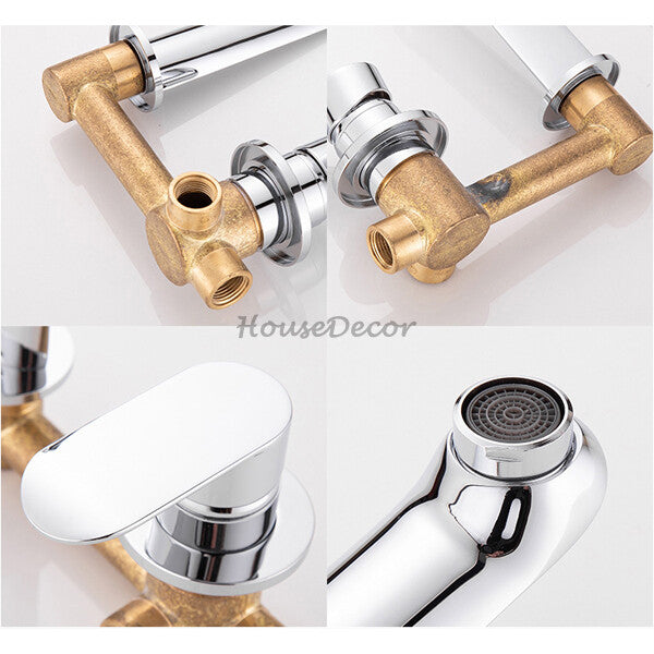 Modern bath shower mixer tap wall mounted design additional view