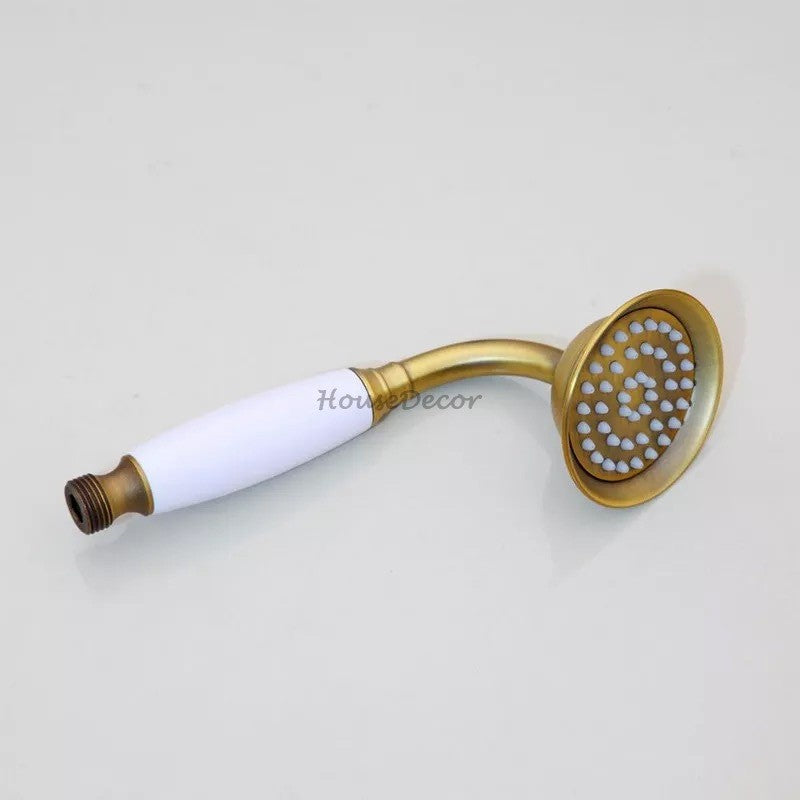 Modern Stainless Steel shower head handheld shower set detail view