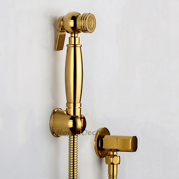 Gold Brass shower head detailed product view main view
