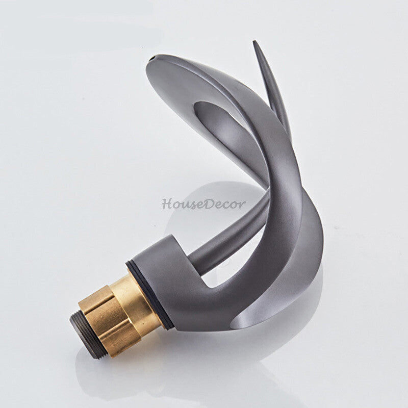 Brass bath shower mixer tap waterfall spout additional view
